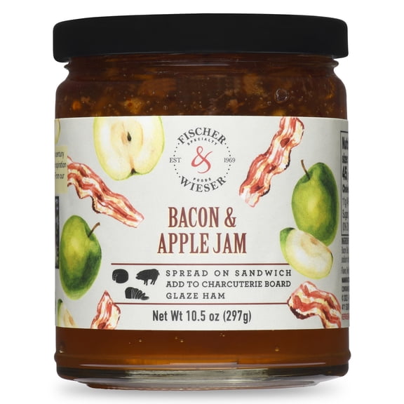 Fischer & Wieser Bacon & Apple Jam, 10.5 oz