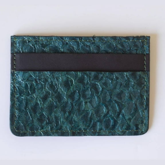 FISH LEATHER CARDHOLDER