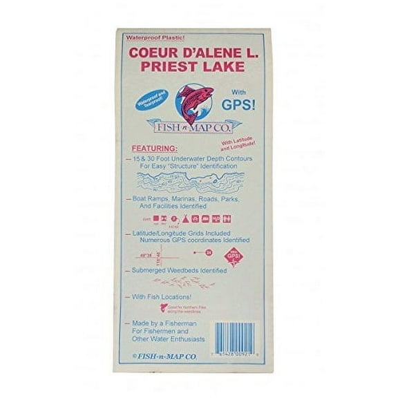 FISH-N-MAP Coeur D'ALENE/Priest Lake