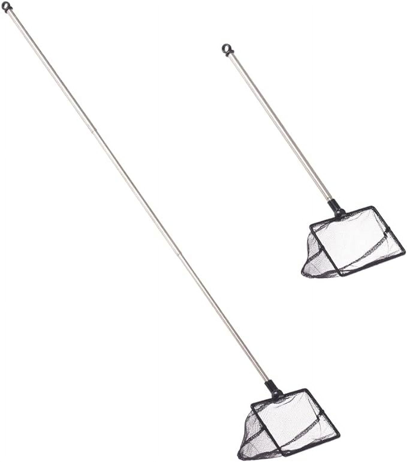 FISH PROS Fish Net for Fish Tank, 2.5 Inch Deep Mesh Scooper with