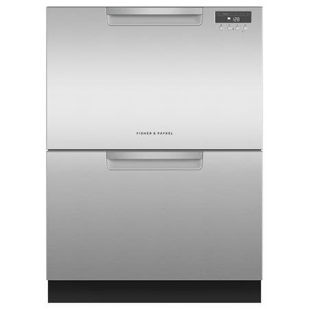 Fisher & Paykel - 24" Front Control Built-In Dishwasher - Stainless Steel