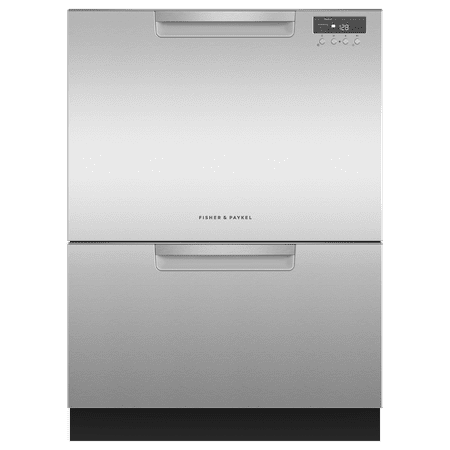 Fisher & Paykel - 24" Front Control Built-In Dishwasher - Stainless steel