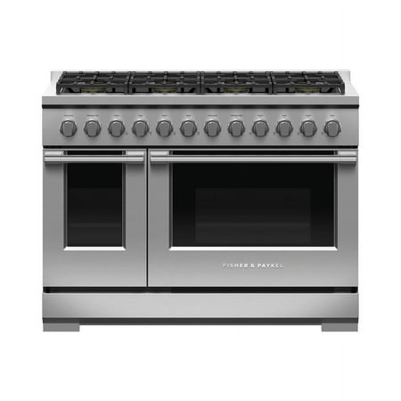 Fisher & Paykel - Professional 48 inch 8 Burner Gas Range (LP) in Stainless Steel - Stainless steel