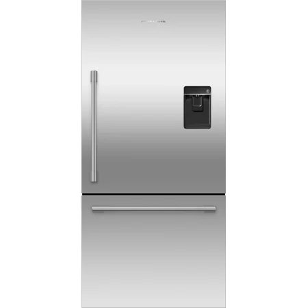 Fisher & Paykel - Active Smart 17.1 Cu Ft Bottom Freezer Refrigerator with Ice & Water - Stainless Steel