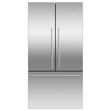 Fisher & Paykel - 36-In 20.1 cu. ft. French Door Refrigerator Counter Depth in Stainless Steel with Internal Ice Maker - Stainless steel