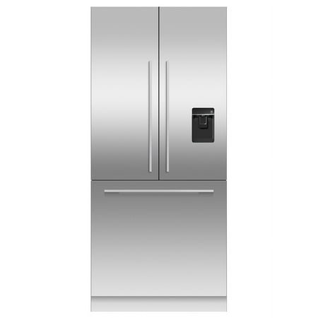 Fisher & Paykel - ActiveSmart 16.8 Cu. Ft. French Door Built-In Refrigerator - White