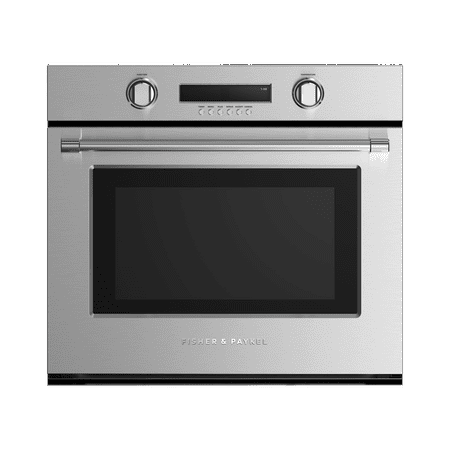 Fisher & Paykel - Professional 29.8" Built-In Single Electric Convection Wall Oven - Stainless steel