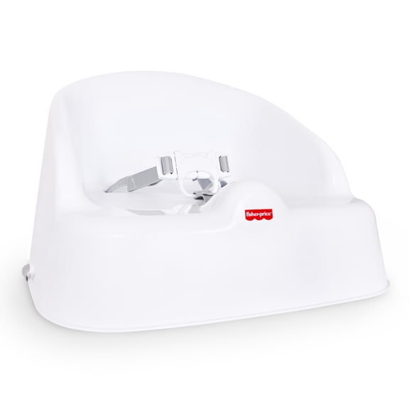 Fisher-Price Toddler Booster Seat with Adjustable Straps and Safety Harness for Indoor Use