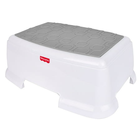 Fisher-Price Durable Plastic Toddler Step Stool with Anti-Slip Features