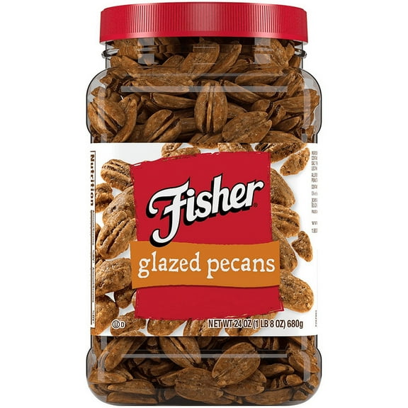 FISHER Snack Glazed Pecans, 24 oz