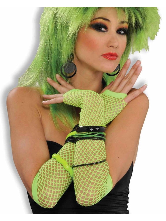 FISHNET FINGERLES GLOVE-LNG-GR