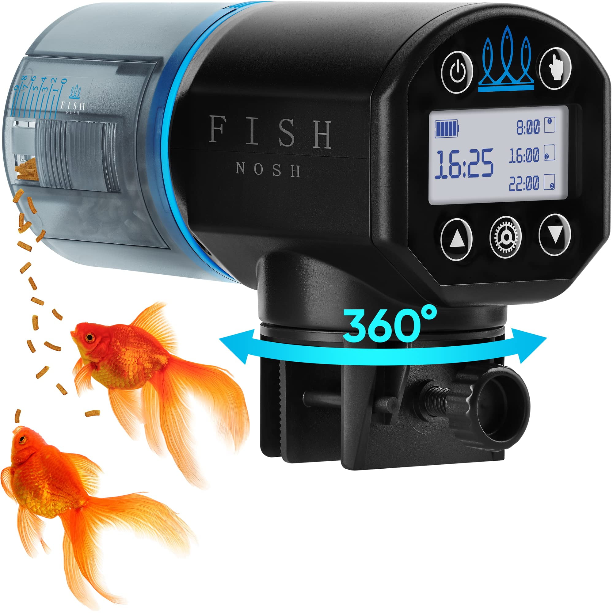 FISHNOSH Automatic Fish Feeder for Aquarium New Generation 2023, Auto