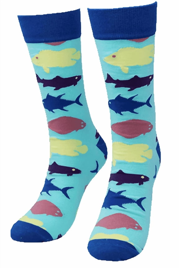 FISHY FISH FEET KNIT SOCKS