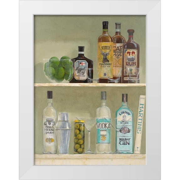 FISK, Arnie 25x32 White Modern Wood Framed Museum Art Print Titled - Fully Stocked