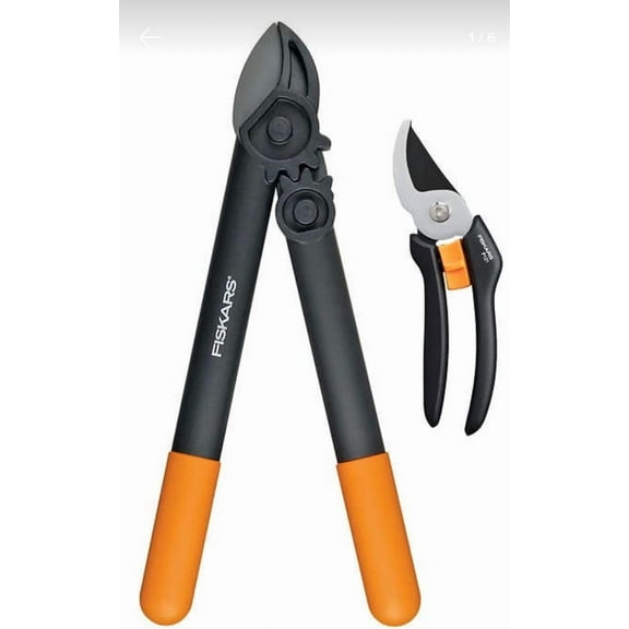 FISKARS 2 Piece Garden Shears and Pruner Set