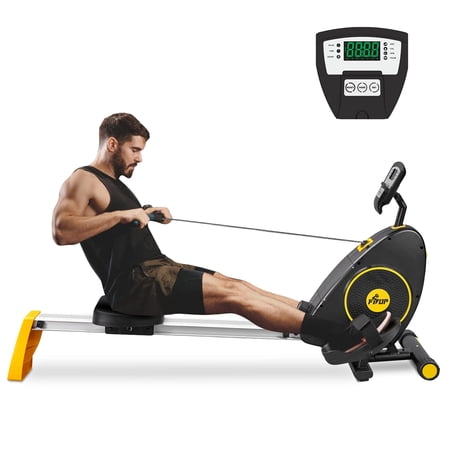 FISUP RMF7 Magnetic Rowing Machine, Black and Yellow, ?265 lbs