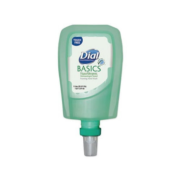 FIT Basics Hypoallergenic Foaming Hand Wash Universal Touch Free Refill Honeysuckle, 1 L Refill, 3/Carton