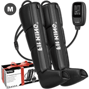 FIT KING Air Compression Recovery System, Calf &Thigh& Foot Air Massage Boots, for Blood Circulation and Fast Recovery FSA/HSA Eligible (Medium)