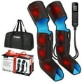 FIT KING Leg Massager with Heat for Circulation, Upgraded Calf &Thigh
