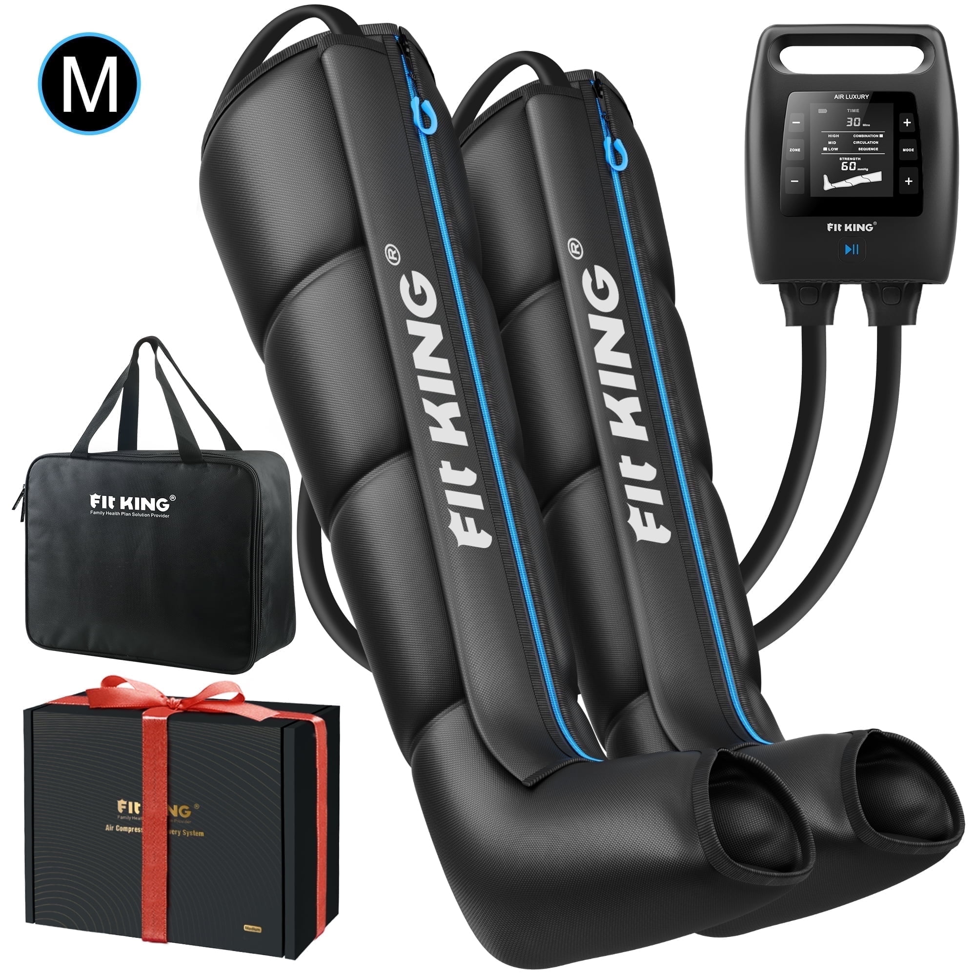 【海外製品】FITKING　コードレス　コンプレッション　リカバリー FIT KING Rechargeable Air Compression Recovery System, Full Leg