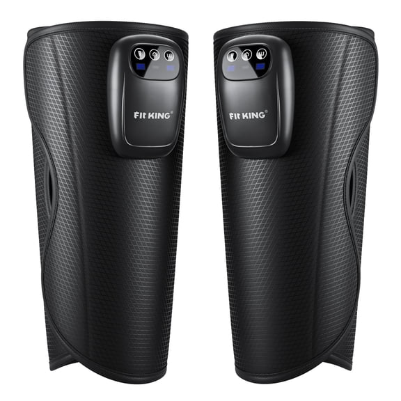 FIT KING Upgraded Cordless Calf Massager for Circulation, Rechargeable Leg Compression Massager for Pain Relief, Relax, Edema & Muscle Recovery, 3 Modes Intensities, Gift for Mom Dad, Athlete