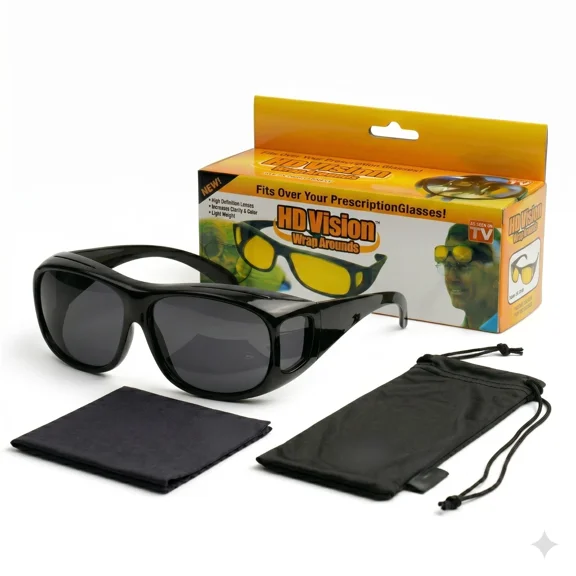 FIT OVER Sunglasses Polarized Lens Cover RX Prescription Glasses UV400