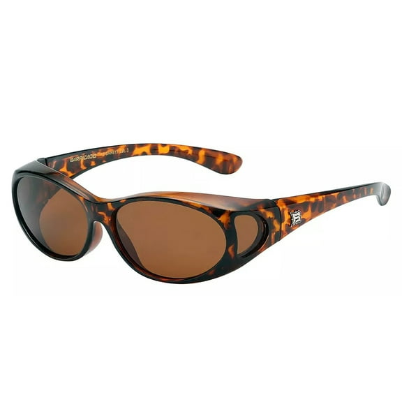 FIT Over Women's Sunglasses with Polarized Anti-Glare Lens for Prescription Glasses