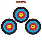 FITA / NAA Full-Color 3 Spot Archery Targets   10 Pack