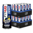 thumbnail image 1 of FITAID ENERGY Drink, 200mg Natural Caffeine, Blackberry Pineapple, 12-oz. cans (Pack of 24), 1 of 6