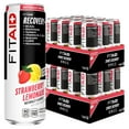 thumbnail image 1 of FITAID Recovery Blend, Strawberry Lemonade, BCAAs, Glucosamine, Electrolytes, Omega-3s, 100% Clean, Paleo, Vegan & Gluten-Free, No Sucralose, 12-oz. cans (Pack of 24), 1 of 6