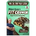 thumbnail image 1 of FITCRUNCH Mint Chocolate Chip, High Protein Baked Bar, 16g Protein, 5ct, 1 of 5