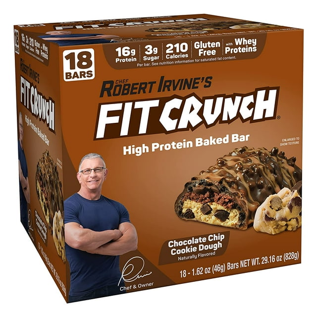 FITCRUNCH Snack Size Protein Bars, Designed by Robert Irvine, World’s