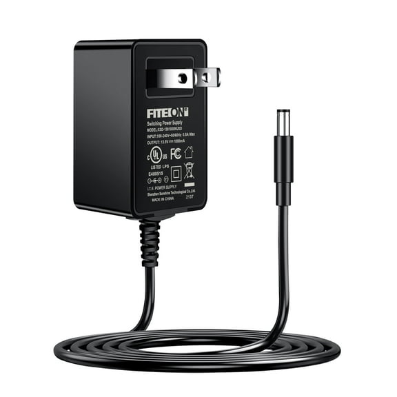 FITE ON 13.5V 1A Power Supply 13.5W 13.5 Volt AC Adapter 100V-240V 50-60Hz AC to DC 13.5V 1A Power Adapter 1000mA Converter with 5.5mm x 2.1mm 2.5mm Tip UL Listed