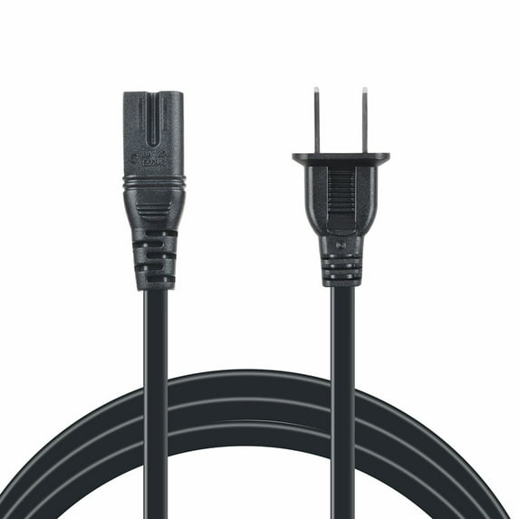FITE ON 5ft AC Power Cord Outlet Socket Plug Cable Lead Replacement for Sharp Part Number 0320-4000-0470 032040000470 03204000-0470 0320-40000470 HD TV HDTV Power Cord