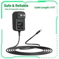 thumbnail image 1 of FITE ON 12V Adapter Charger Compatible with Sylvania SDVD9019 B SDVD7007 Portable DVD Player, 1 of 5