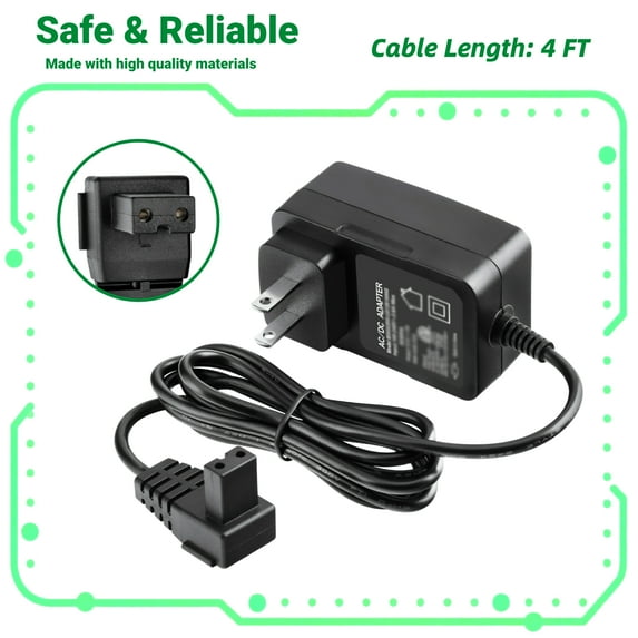 FITE ON 2-Prong 12.6V AC Adapter Compatible with Aiper Seagull Plus Cordless Robotic Pool Cleaner Power DC Charger