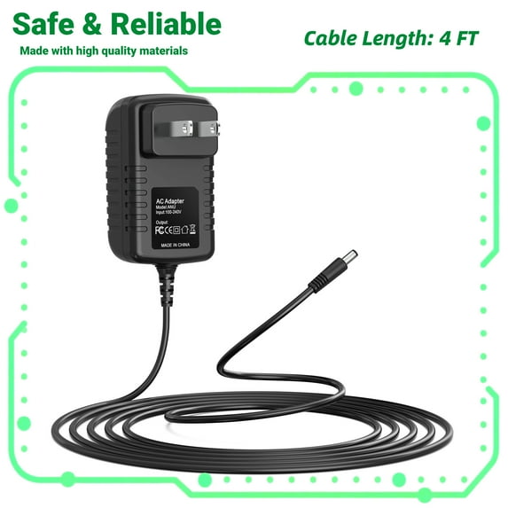 FITE ON 29.4V 1A AC/DC Adapter Charger Compatible with Fluxx FX3 Self Balancing 6.5" LED Electric Power Supply Cord