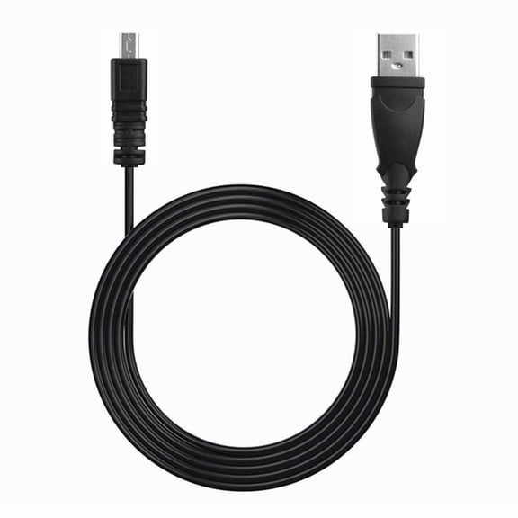FITE ON 3.3ft USB Mini-8pin Battery Charger Data SYNC Cable Compatible with Sony Cybershot DSC-W800 B/S Camera