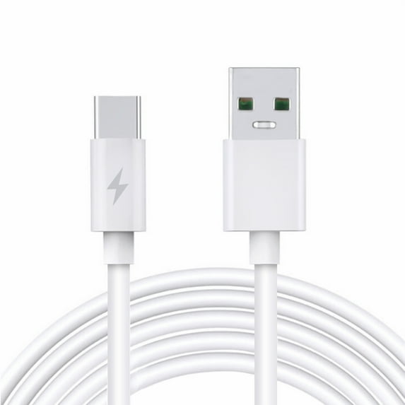 FITE ON 3.3ft White Fast USB-C Type-C Charger Cable Cord Replacement for MOTOROLA Moto Z Play Droid