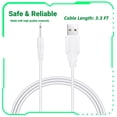 thumbnail image 1 of FITE ON 3.3ft White USB Vibrator Cable Cord Compatible with  Rechargeable Adult Toys Vibrators Charger, 1 of 6