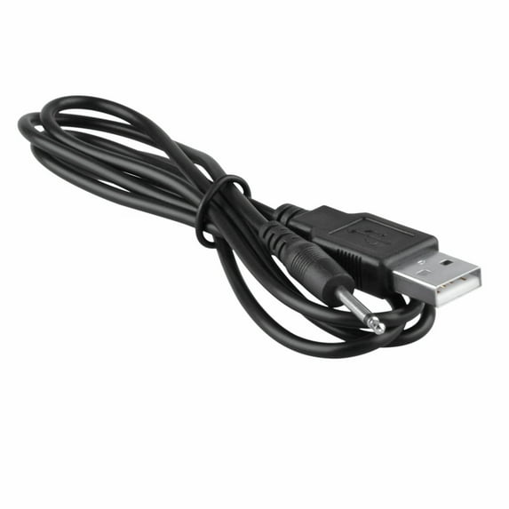 FITE ON 3ft Black USB Cable Cord Compatible with Rechargeable Adult Toys s Universal Charger