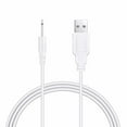 thumbnail image 1 of FITE ON 3ft White DC Charging Cable USB Charger Cord Compatible with Rechargeable Wand s 2.5mm, 1 of 5