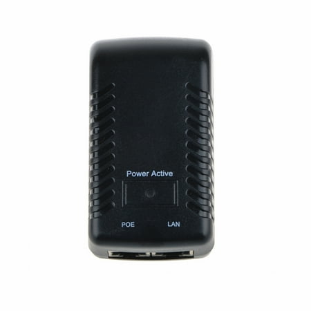 FITE ON 48V 0.5A Wall Plug POE Injector Ethernet Adapter Compatible with IP Phone/Camera Power Supply