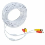 FITE ON 50ft White Extension Power/Video Cable Replacement for Swann Security CCTV Kit SWDVK-825508 White