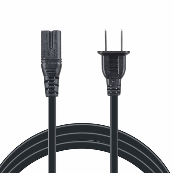 FITE ON 5ft AC 120V 60Hz 20W Power Cord Outlet Socket Cable Plug Lead ...