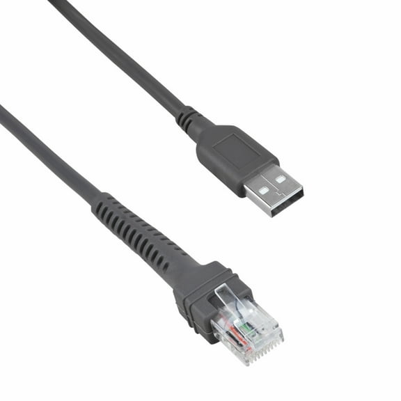 FITE ON 6.6ft USB Cable Cord Plug Wire Compatible with Motorola Symbol Barcode Scanner DS3578 DS6608