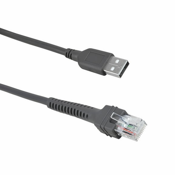 FITE ON 6.6ft USB Cable Cord Plug Wire Replacement for Symbol Barcode Scanner lS4208 CBA-U01-S07ZAR
