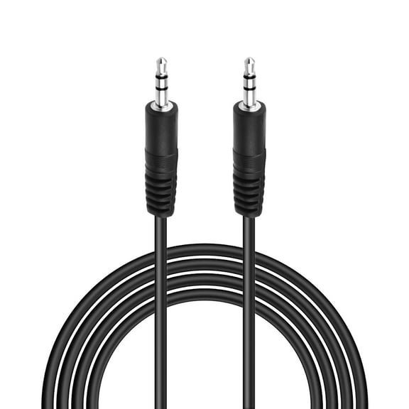 FITE ON 6ft Black 3.5mm 1/8" Audio Cable AUX Cord Compatible with Sony SRS-BTM8 BC SRS-BTM30 B Wireless Speaker