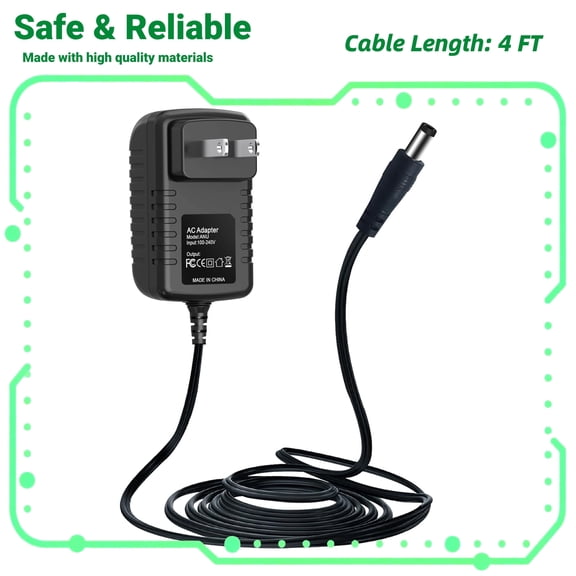 FITE ON 9V AC Adapter Compatible with KEELEY ABBEY CHAMBER VERB REVERB PEDAL DC Charger Power Supply