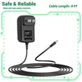 thumbnail image 1 of FITE ON 9V AC / DC Adapter Compatible with Casio CTK-571 CTK571 Keyboard 9V Power Supply Cord Cable, 1 of 5